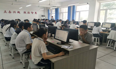淄博市2019年初中信息技術(shù)考試順利結束